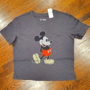 GAP Kids Disney Mickey Mouse Tee Girls size L 10 NWT